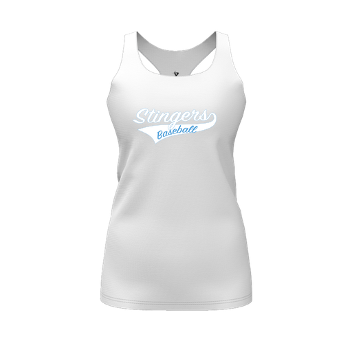 [FT0TRBWH-FYS-LOGO2] Decker Racerback Tank Top (Female Youth S, White, Logo 2)