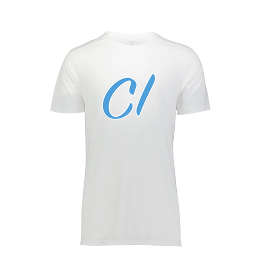 [FTSCUBWH-YS-LOGO3] Decker Youth Tri-Blend T-Shirt - Short Sleeve (Youth S, White, Logo 3)